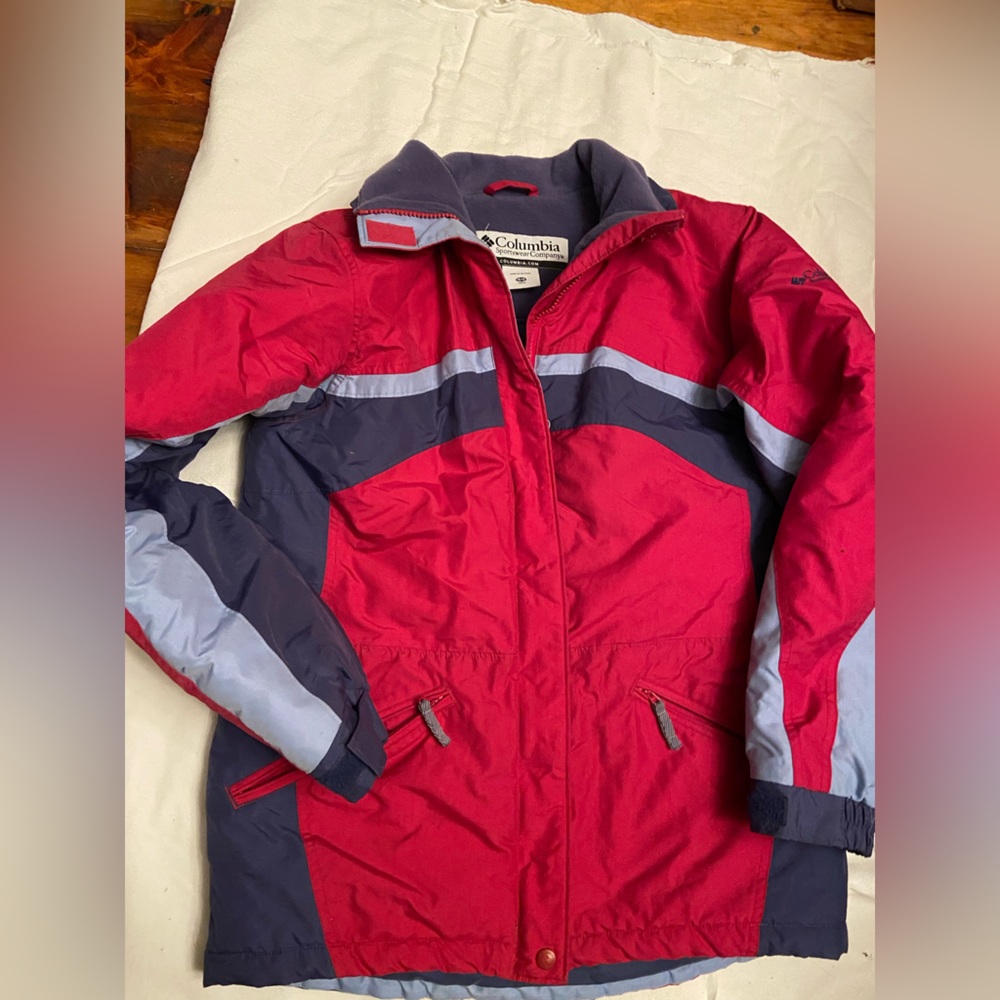 Girls Columbia snowboard ski coat winter large 14/16 pink